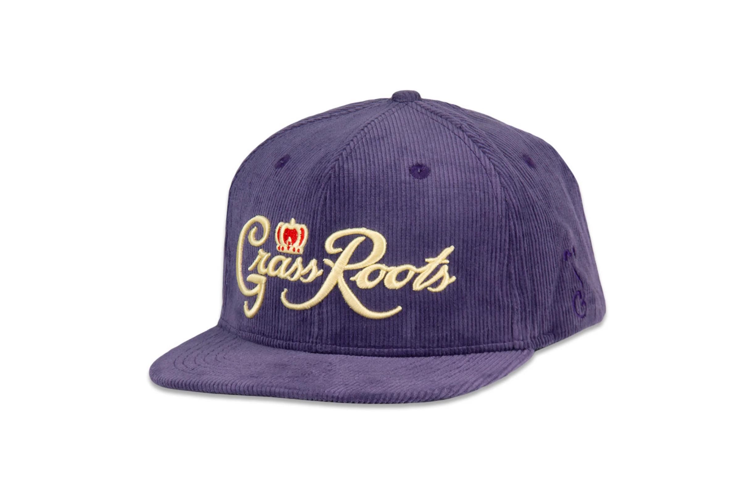 Grassroots Royal Roots Corduroy Snapback Hat - Image 5